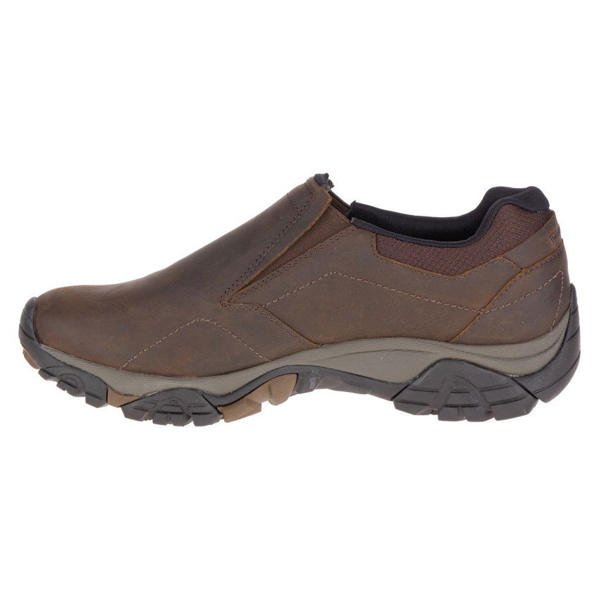 Chaussure Casual Merrell Moab Adventure Moc Marron Foncé Homme | P.D.ZUSC